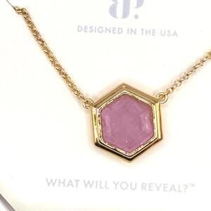 Bomb Party Gold Purple Kunzite A Sign of Endearment necklace